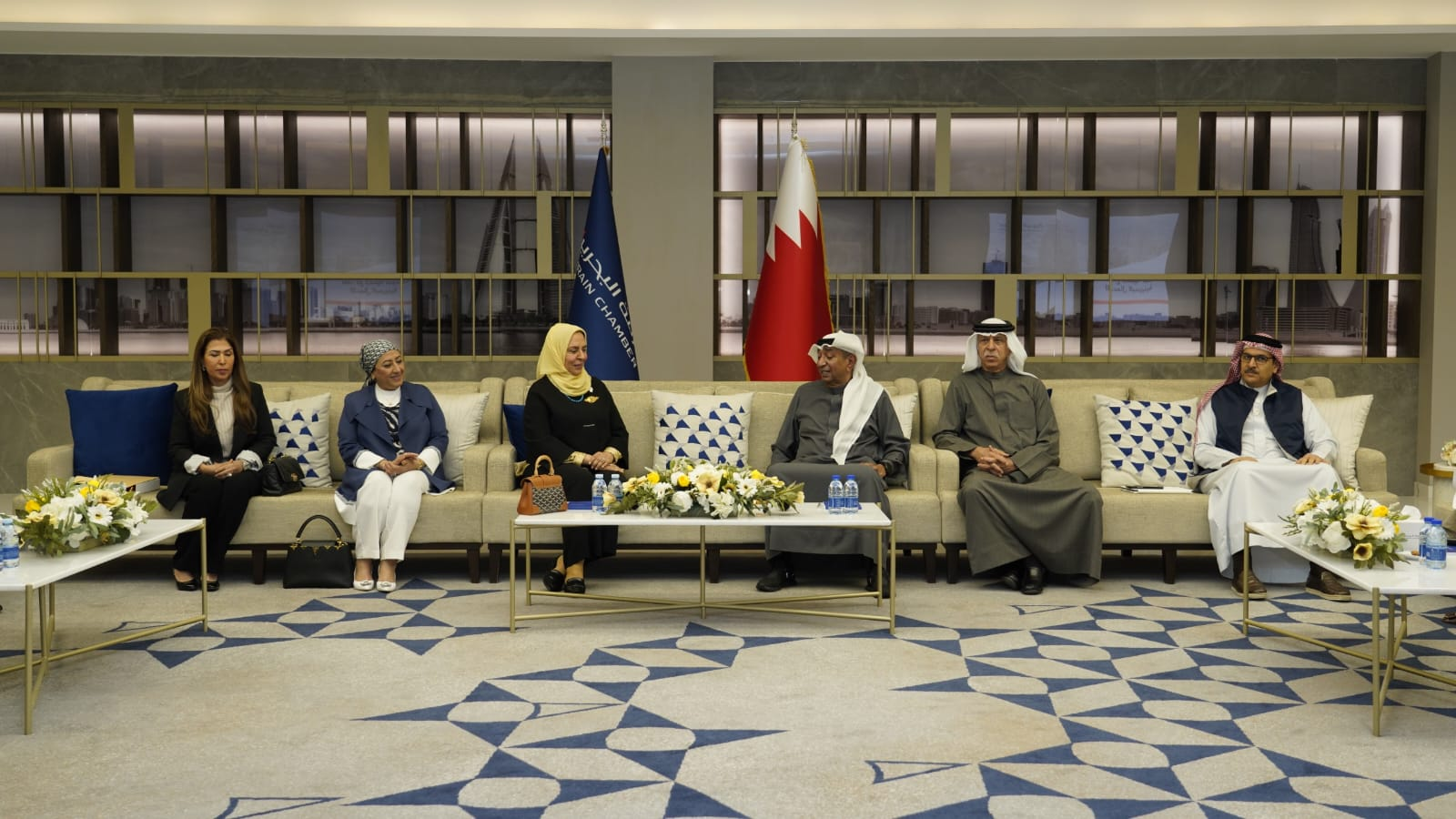 BBWS meeting with the President of the Bahrain Chamber of Commerce and Industry, February 2025